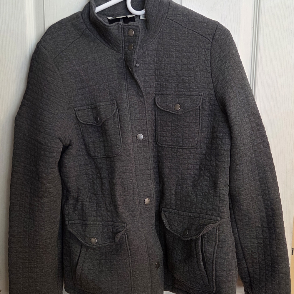L.L. Bean Women's Charcoal Quilted Jacket